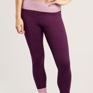 Oiselle roll with it bird hug reversible tights